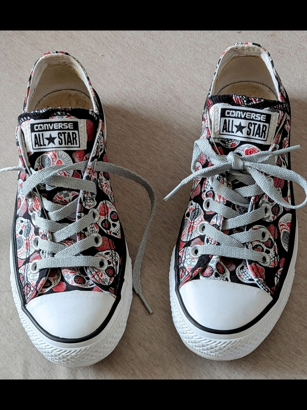 Converse Skull Print
